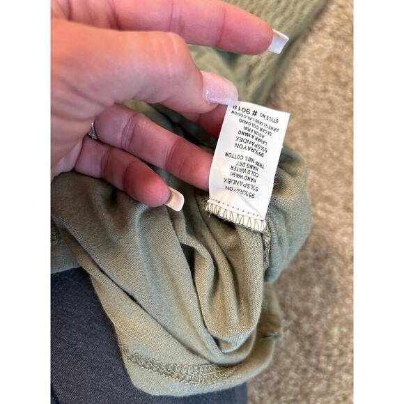 Mur Mur NEW tunic dress olive green crochet front tank style swimsuit cover up - Picture 7 of 7